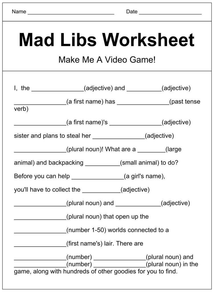 10 Best Office Mad Libs Printable Printablee