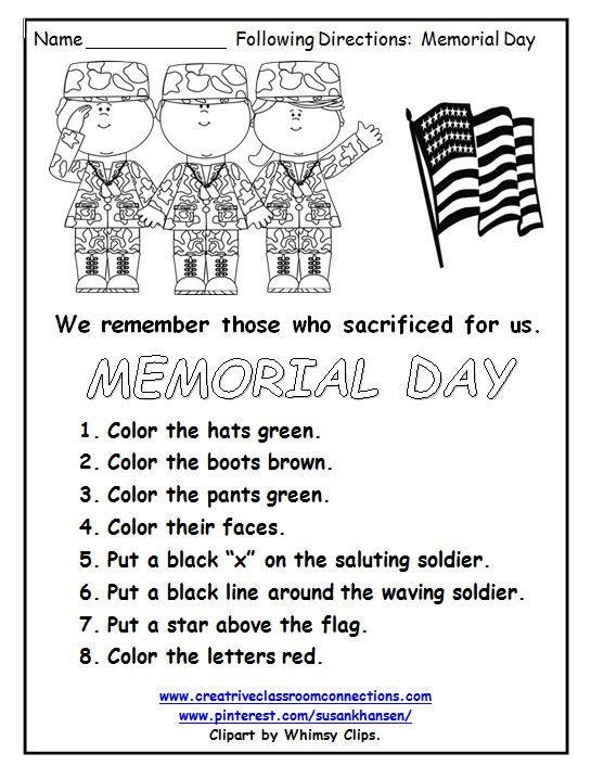 23 Of The Best Ideas For Memorial Day Activities For Kindergarten