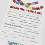 75 Wedding Mad Libs Papel Picado Mexican Flags Colors Are Customizable