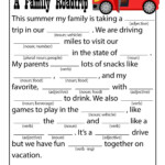 A Family Road Trip Printable Ad Lib Woo Jr Kids Activities Family