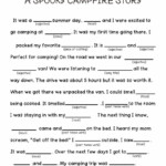 A Spooky Story Campfire Mad Libs Printable Printable Mad Libs