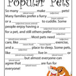 Animal Ad Libs For Kids Kids Mad Libs Nouns And Adjectives