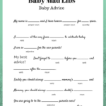 Baby Shower Mad Libs Printable Free Free Printable