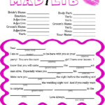 Bachelorette Party Game The Naughty Mad Lib Each Bach Can Fill One