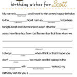 Birthday Mad Libs By ForMomentsThatMatter On Etsy Mad Libs Very