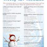 Christmas Frosty The Snowman Trivia With Images Printable