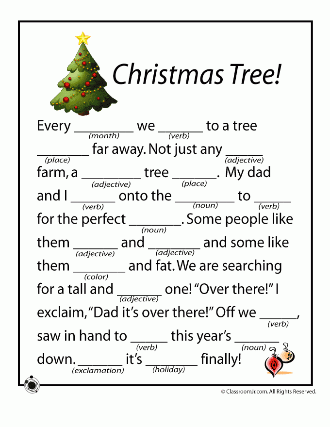 Christmas Games Christmas Mad Libs Christmas Classroom Christmas 