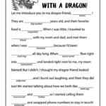 Dragon Fantasy Madlib Printable Game Woo Jr Kids Activities
