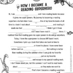 Encourage Kids To Talk About Reading By Having Them Fill Out This Fun