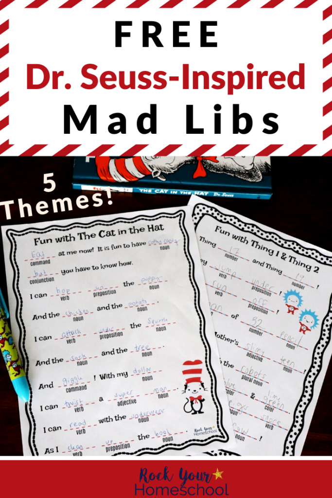 Fabulous Fun With Free Dr Seuss Inspired Mad Libs Dr Seuss 