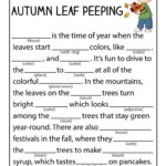 Fall Mad Libs For Kids Woo Jr Kids Activities Fall Writing