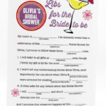 Free Bachelorette Party Mad Libs Bridal Shower Or Bachelorette Mad