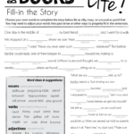 Free Printable Mad Libs For Middle School Students Free Printable