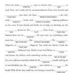 Free Printable Mad Libs For Middle School Students Free Printable