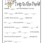 FREE Trip To The Park Mad Libs Printable Kids Mad Libs Printable Mad