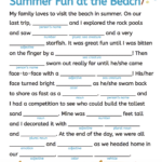 Get Your Kids Ready For A Summer To Remember With This Fun Mad Libs