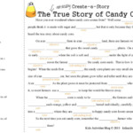 Halloween Mad Libs Printable Candy Corn Maze Word Search Kids