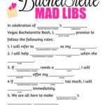 LAS VEGAS BACHELORETTE MAD LIBS Vegas Bachelorette Las Vegas