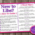 Mad Lib Instructions Card How To Play Matching Printable