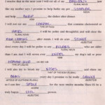 Mad Libs New Year s Resolutions For Kids New Years Mad Libs New