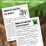 Minecraft Mad Libs For Kids Woo Jr Kids Activities Mad Lib For