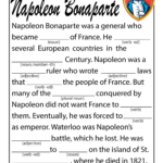 Napoleon bonaparte Woo Jr Kids Activities Mad Lib For Kids