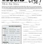 Pin By Brook Garnica On Free Printables Writing Activities Mad Libs