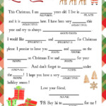 Printable Mad Libs Santa Letter For Kids For The Love Of Food
