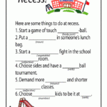 School Mad Libs School Mad Libs Teacher Worksheets Lesson Plans Mad