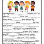 Spring Mad Libs Woo Jr Kids Activities Mad Lib For Kids Spring