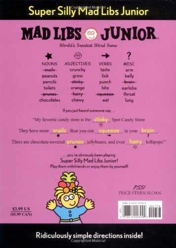 Super Silly Mad Libs Junior Paperback February 2 2004 Buy Online 