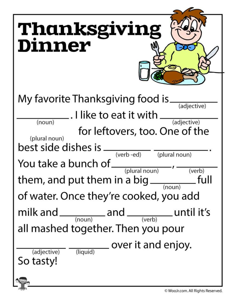 Thanksgiving Mad Libs Thanksgiving Mad Lib Mad Libs For Adults Mad Libs