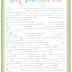 The Easiest Funniest Baby Shower Mad Libs Tulamama