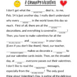 Valentine s Day Mad Libs My Sister s Suitcase Packed With Creativity